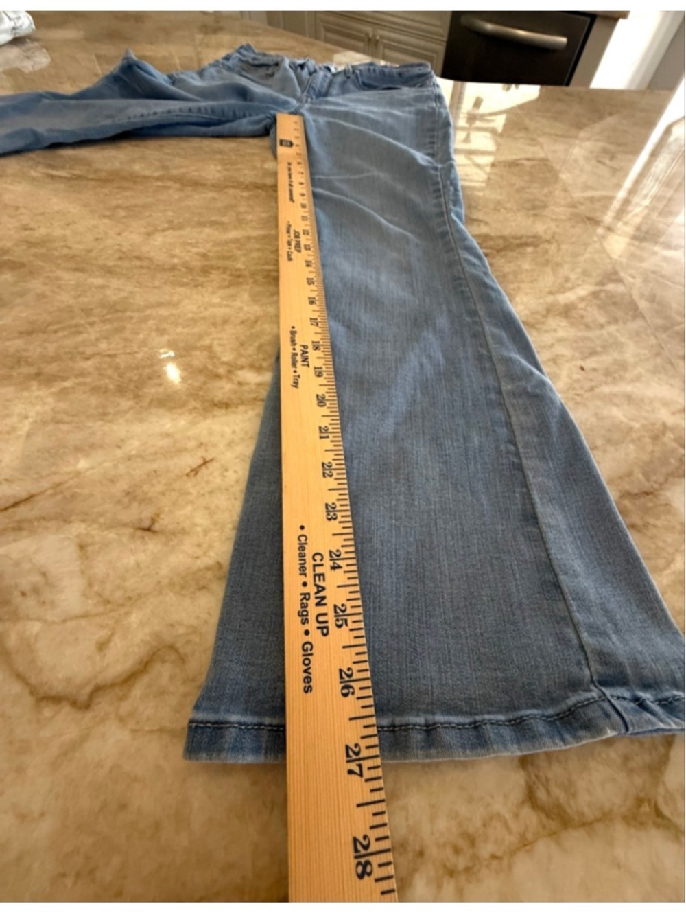 Women's DENIZEN from Levi's Blue Mid Rise Bootcut Jeans Size 30 - Picture 4 of 11